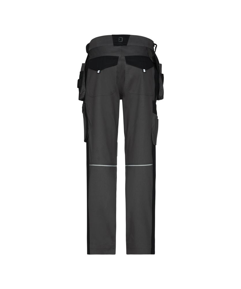 201208 Rossi Flex Arbeitshose mit Holstertaschen und Kniepolstertaschen