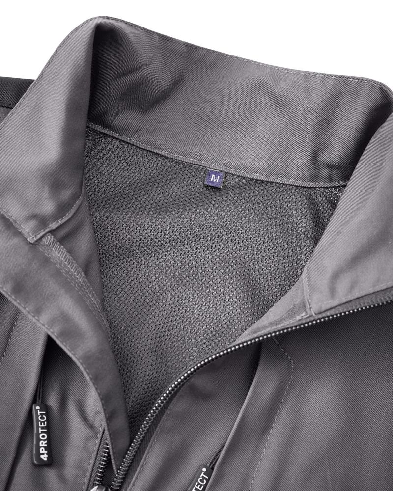 3017 4PROTECT® Workwear Bundjacke, grau/schwarz
