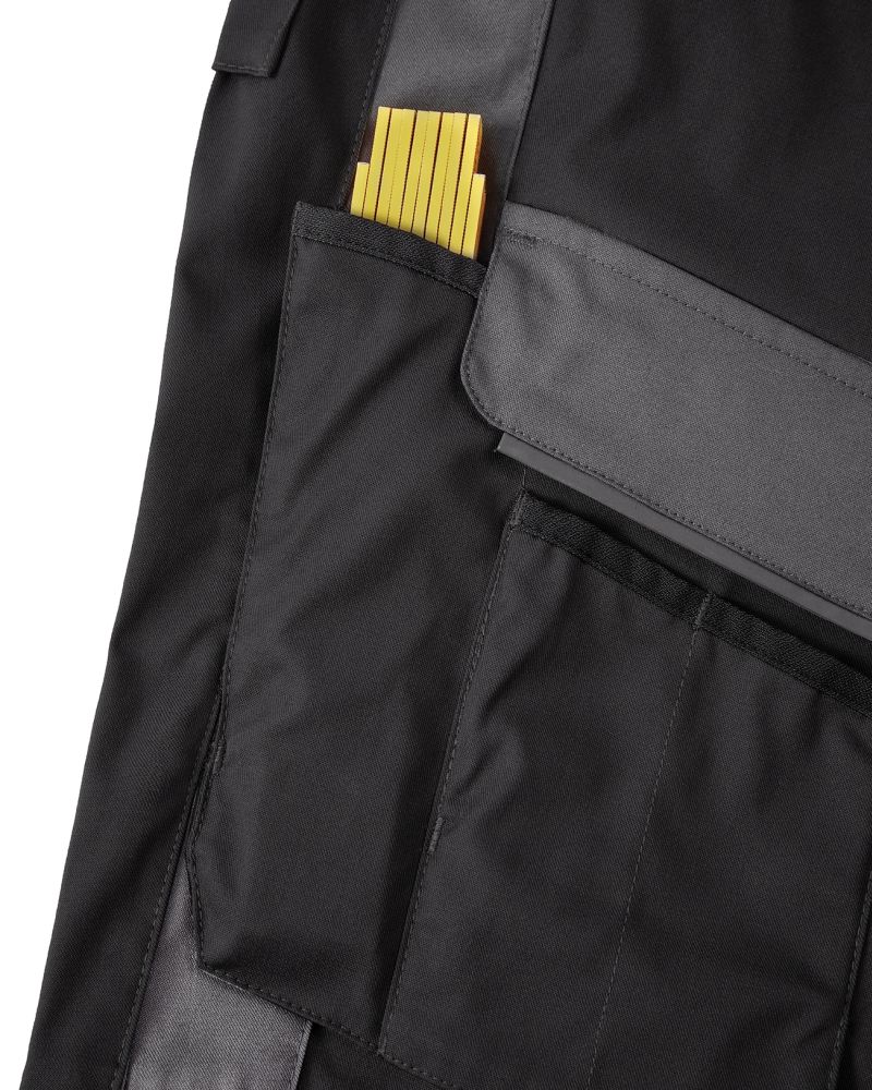 3058 4PROTECT® Workwear Hose, schwarz/grau