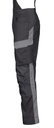3038 4PROTECT® Workwear Latzhose, schwarz/grau