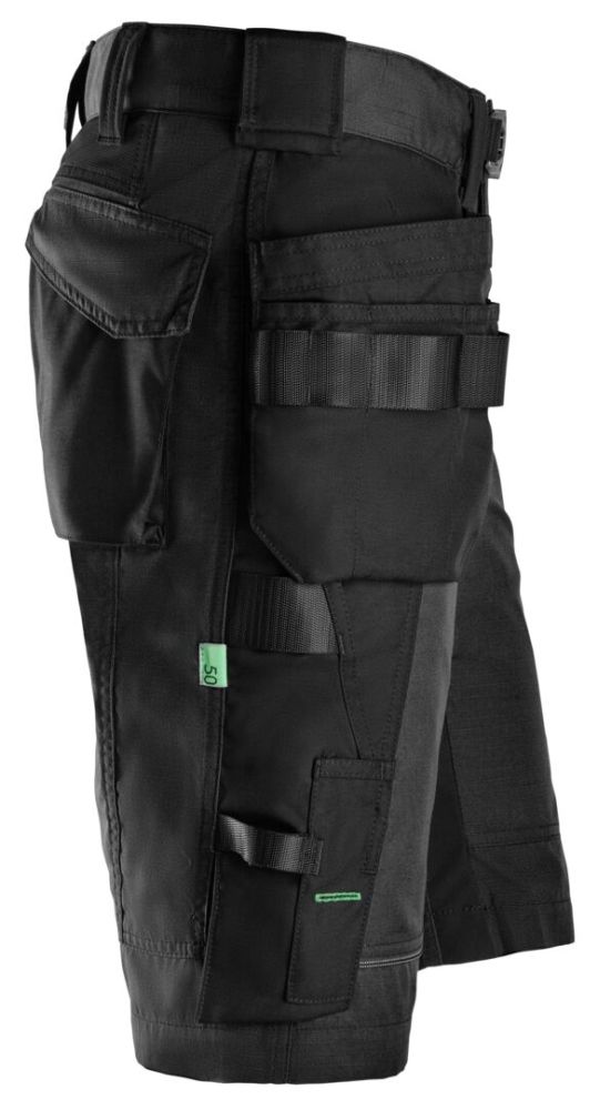 6904 Arbeitsshorts+ mit Holstertaschen | 0404 black/black