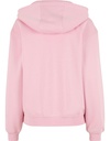 BY445 Ladies Loose Fit Zip Hoody | Soft Pink