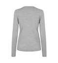 S671 SEVEN SEAS The knit | v-neck | Damen, Detailansicht 1 in der Farbe altgrau meliert