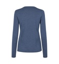 S671 SEVEN SEAS The knit | v-neck | Damen, Detailansicht 1 in der Farbe blau meliert