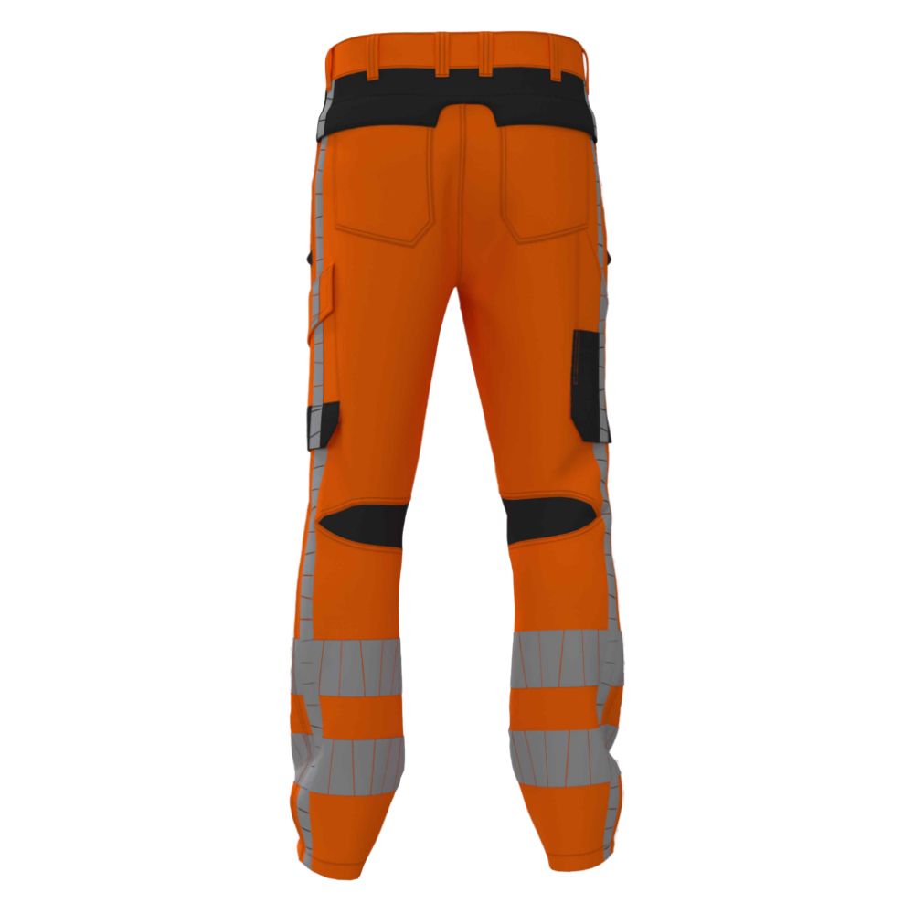 WBSRWS100 Warnschutz Bundhose Stretch Detail 2