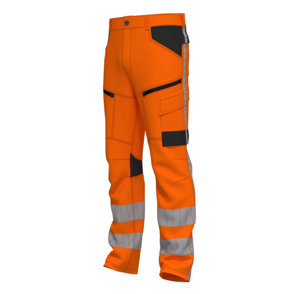 WBSRWS100 Warnschutz Bundhose Stretch Detail 5
