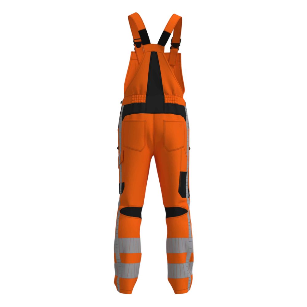 AMSRWS100 4 Wege Stretch Latzhose Detail 2