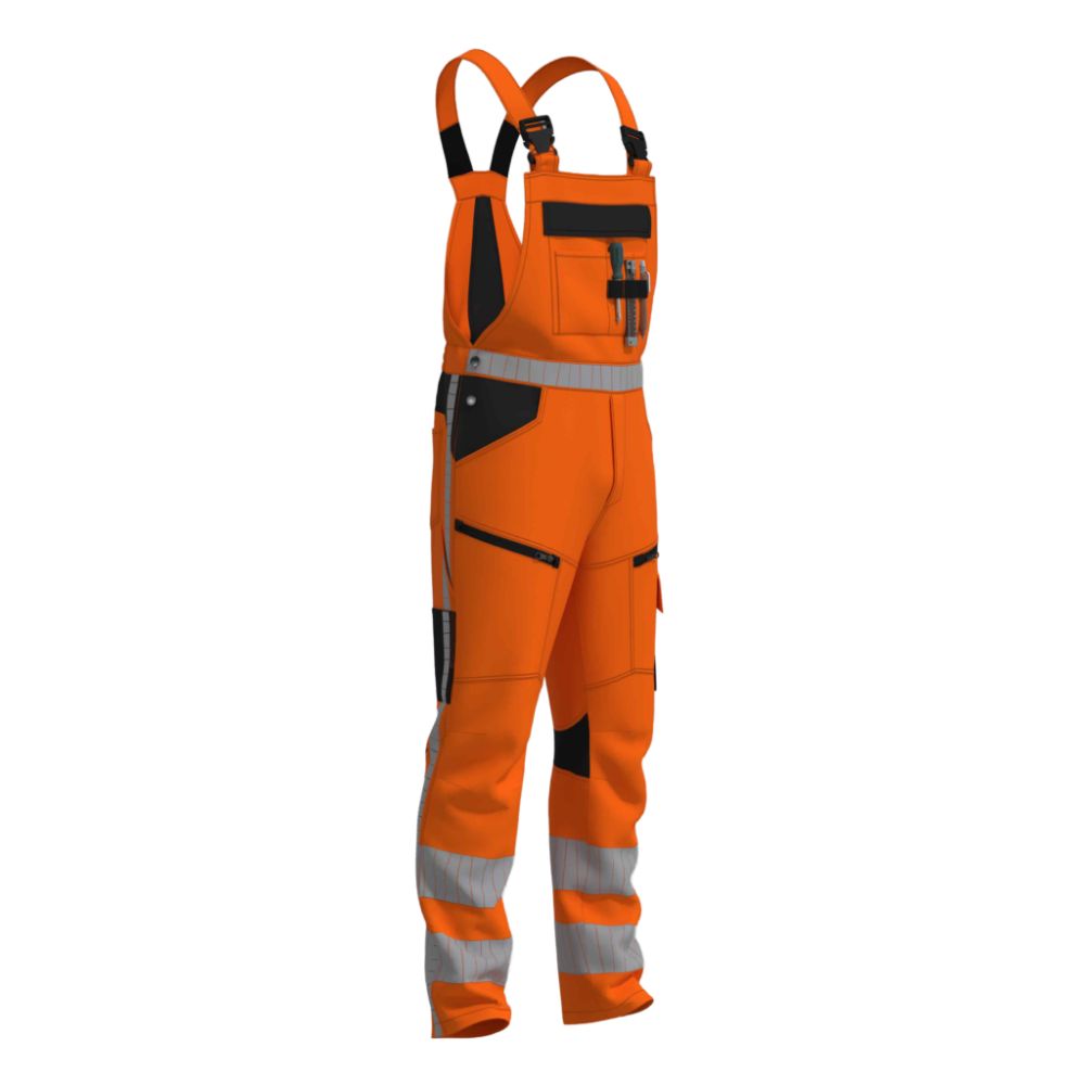 AMSRWS100 4 Wege Stretch Latzhose Detail 3