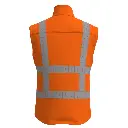 BWRWS100 Warnschutz Softshell Bodywarmer Detail 4