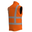 BWRWS100 Warnschutz Softshell Bodywarmer Detail 2
