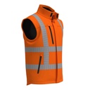 BWRWS100 Warnschutz Softshell Bodywarmer Detail 4