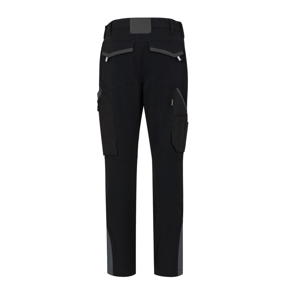 WBS9208 4-Wege-Stretch Bundhose, Detailansicht 1 in der Farbe schwarz/grau