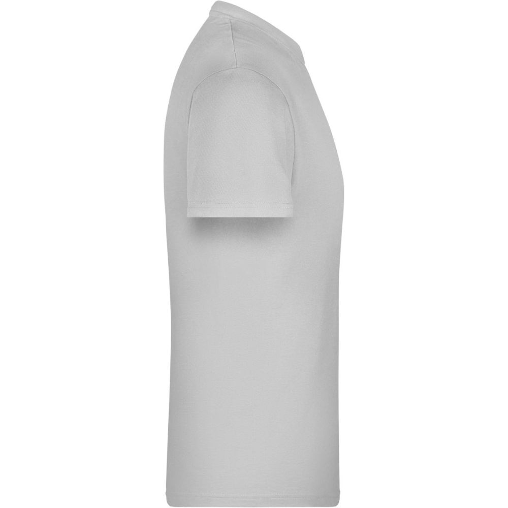 02.0790 | Daiber JN790 Schweres Herren T-Shirt, Detailansicht 2 in der Farbe ash