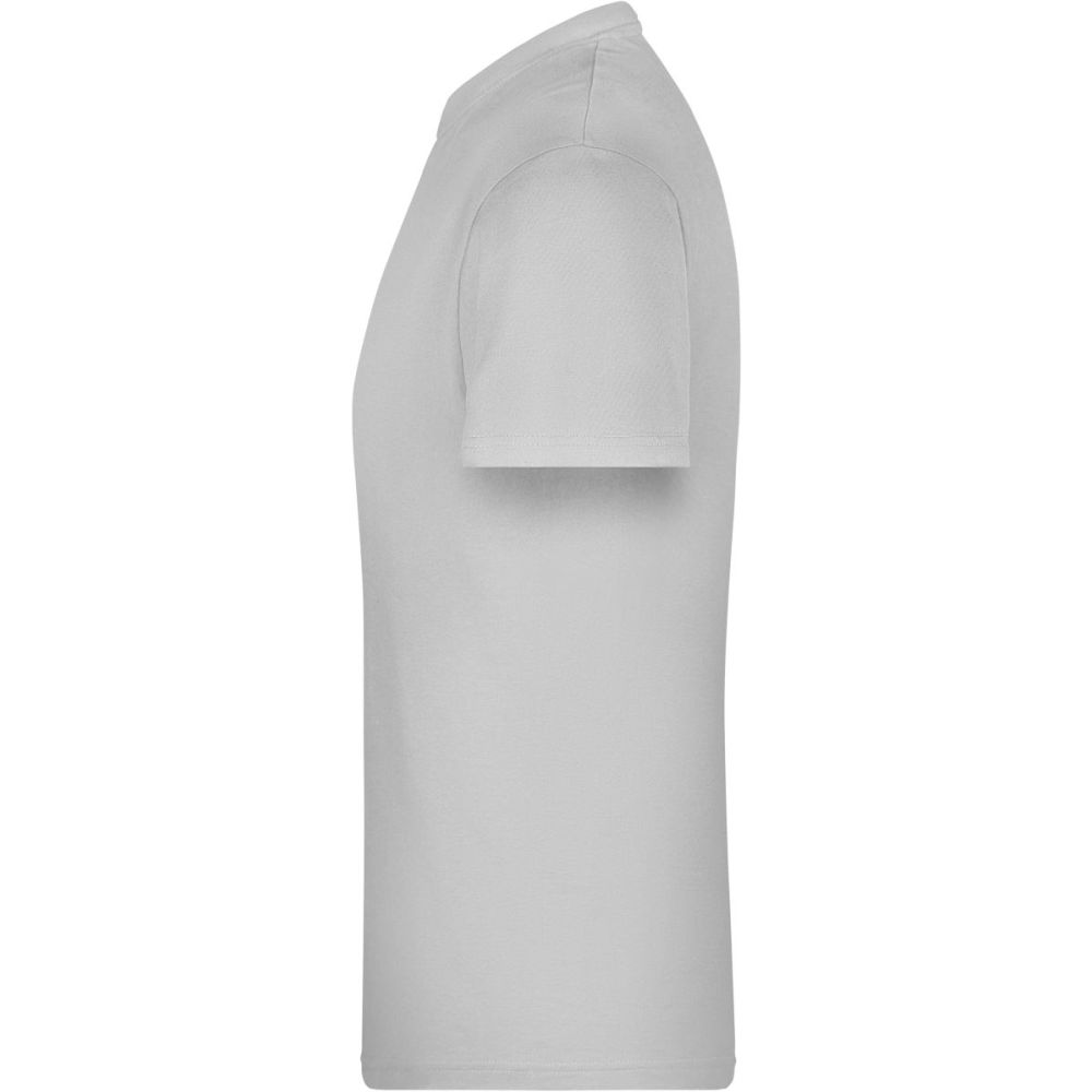 02.0790 | Daiber JN790 Schweres Herren T-Shirt, Detailansicht 3 in der Farbe ash