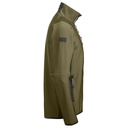 8045  FlexiWork, Zwischenschicht-Jacke mit durchgehendem Reißverschluss, Detailansicht 3 in der Farbe 3104 khaki green/black