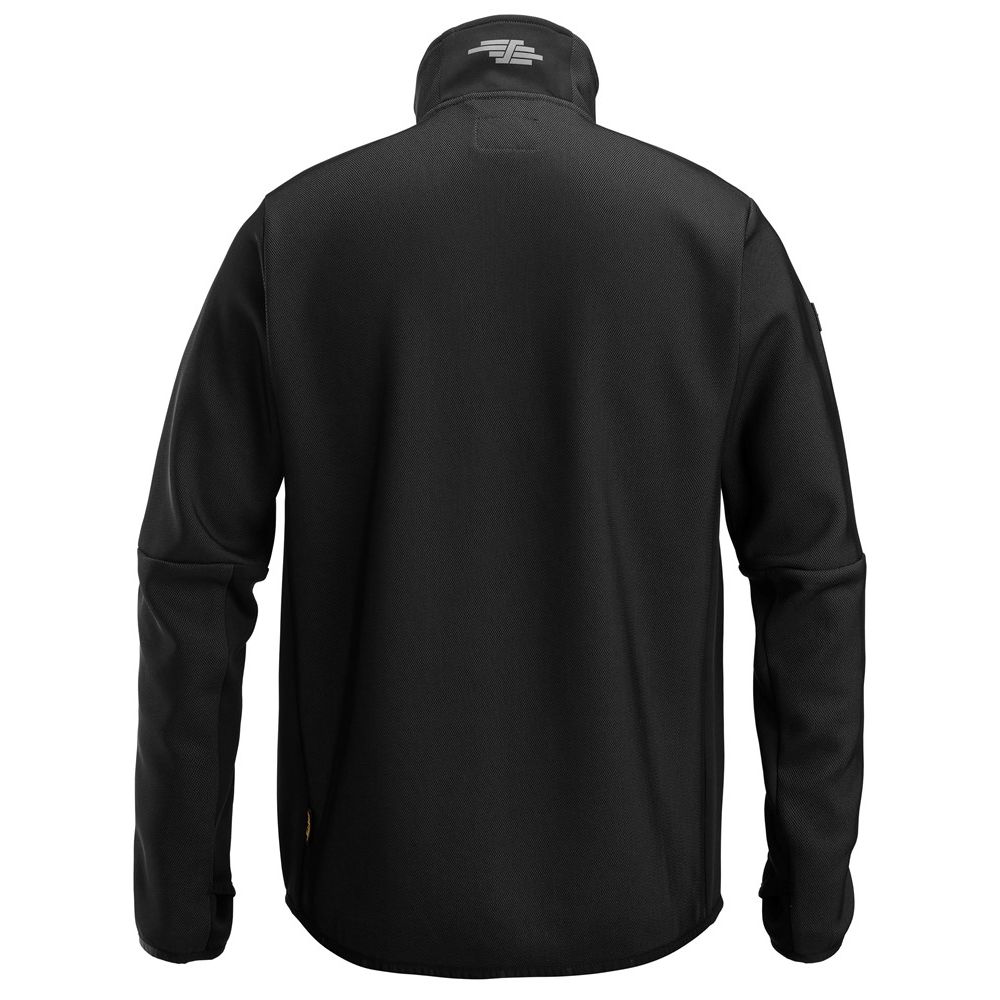 8045  FlexiWork, Zwischenschicht-Jacke mit durchgehendem Reißverschluss, Detailansicht 1 in der Farbe 0404 black/black