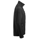8045  FlexiWork, Zwischenschicht-Jacke mit durchgehendem Reißverschluss, Detailansicht 3 in der Farbe 0404 black/black