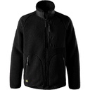 8016 Faserpelz-Jacke, Detailansicht 1 in der Farbe 0404 black/black