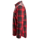 8522  AllroundWork, Isoliertes Hemd, Detailansicht 3 in der Farbe 1604 chili red/black