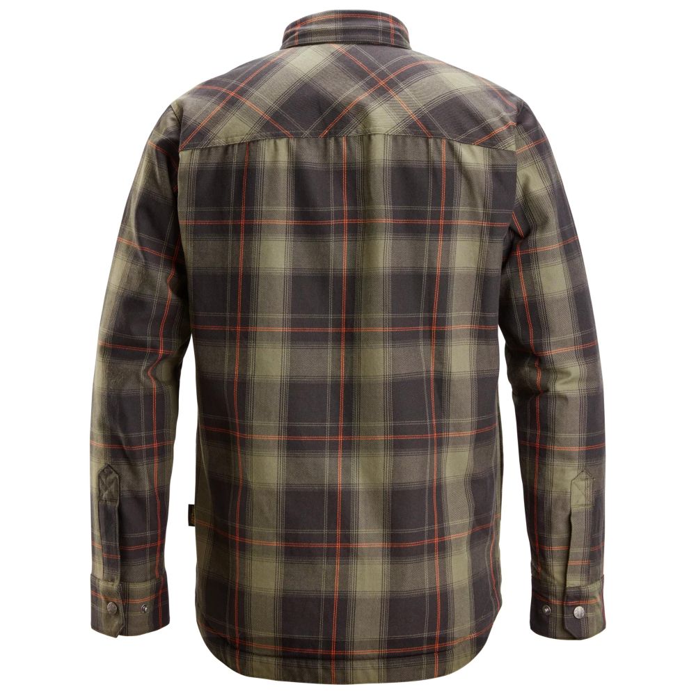 8522  AllroundWork, Isoliertes Hemd, Detailansicht 1 in der Farbe 3104 khaki green/black