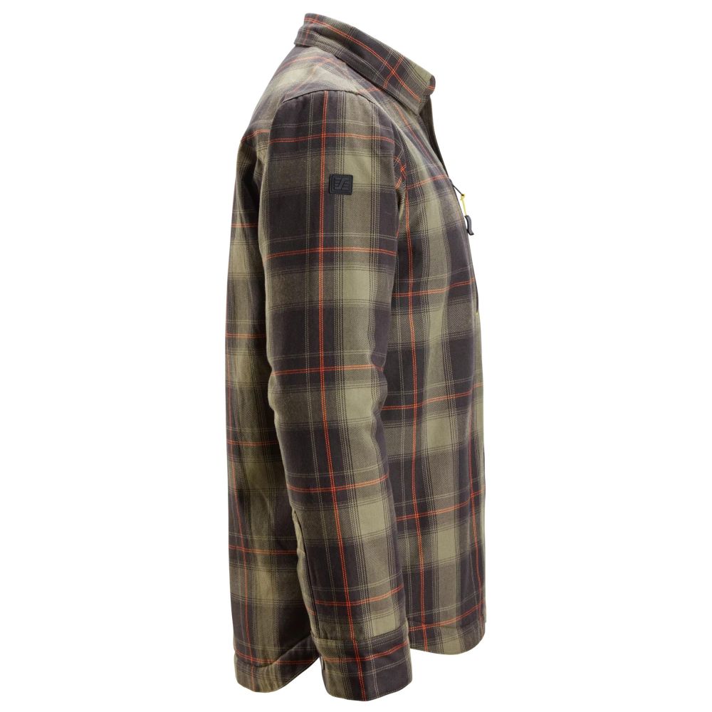 8522  AllroundWork, Isoliertes Hemd, Detailansicht 2 in der Farbe 3104 khaki green/black