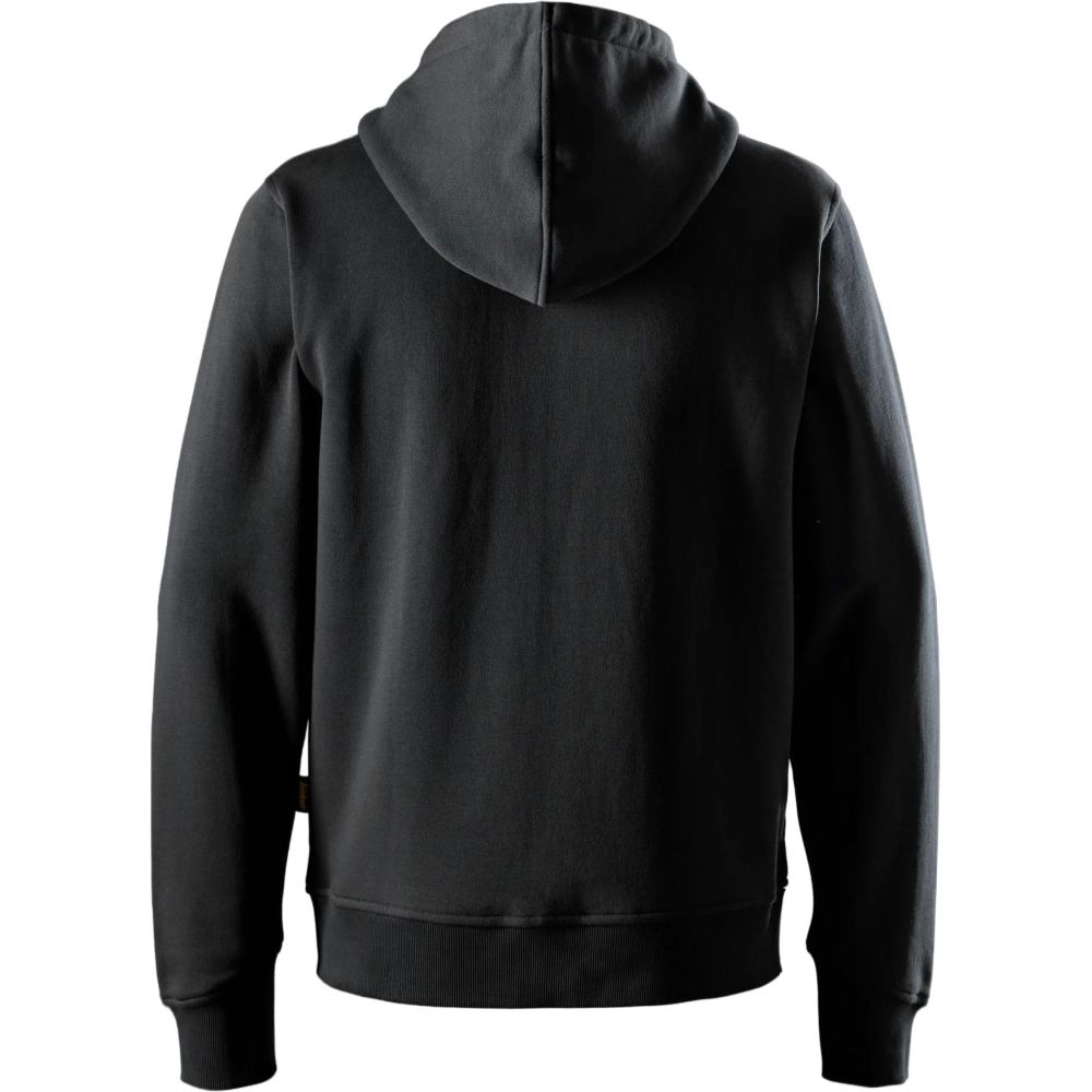 2046  Schwere Sweatshirt-Kapuzenjacke, Detailansicht 1 in der Farbe 0400 black
