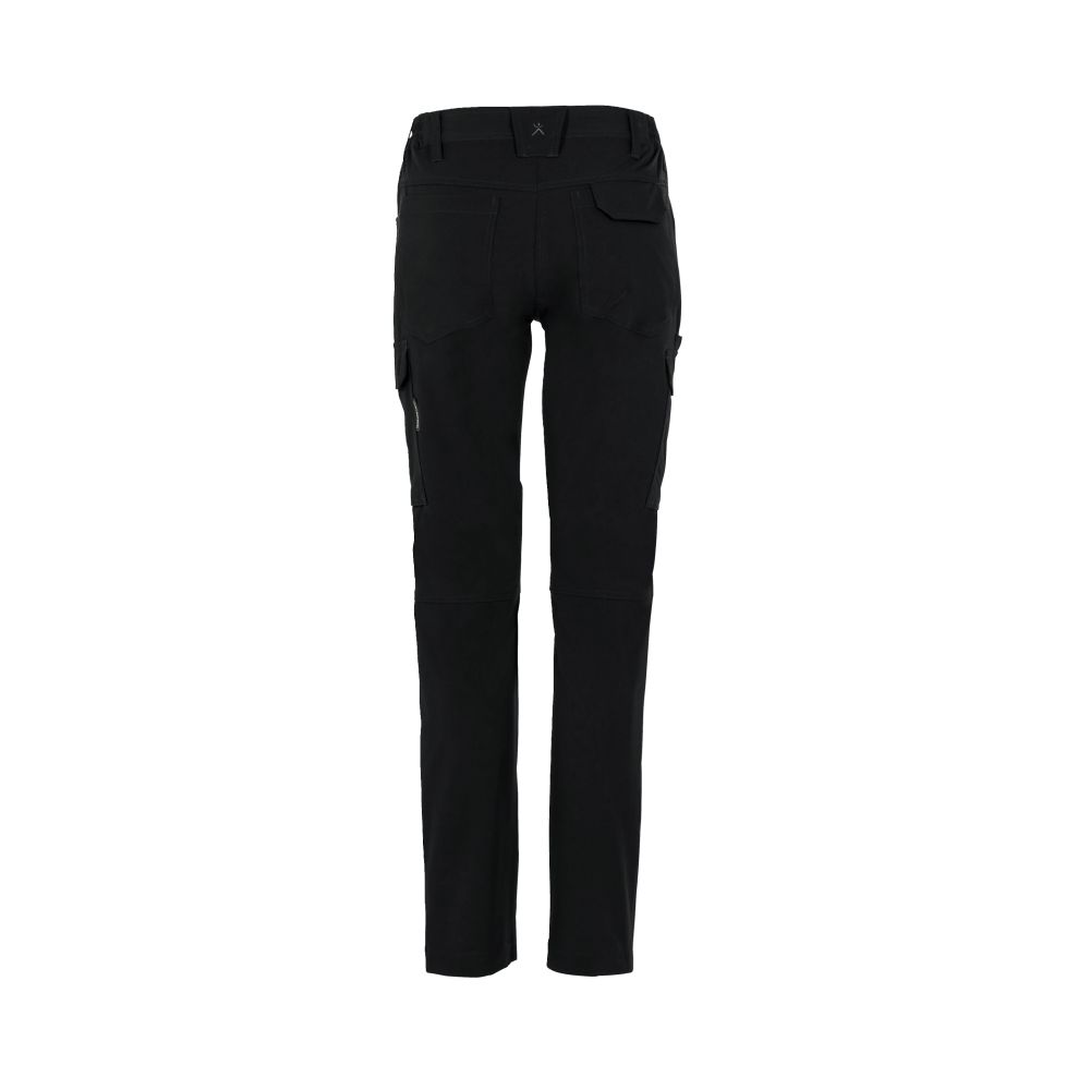 3833 Stretchy Damen Hose, schwarz Detail 1