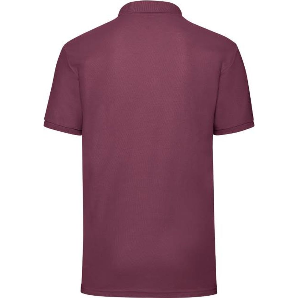 16340237001 16.3402 | F.O.L. 65/35 Pique Polo (539.01), Detailansicht 1 in der Farbe burgundy
