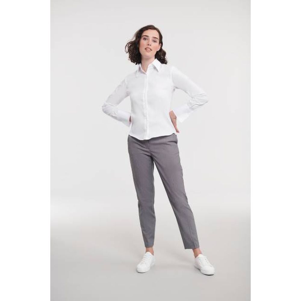 11.956F | Russel Athletic Bluse langarm | white (796.00) Detail 4