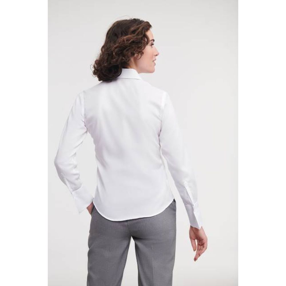 11.956F | Russel Athletic Bluse langarm | white (796.00) Detail 5