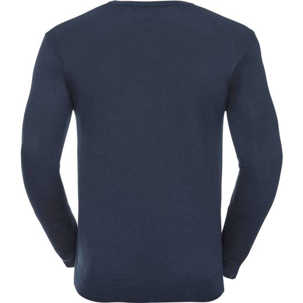 11710M29000 11.710M | Russel Athletic 710M V-Ausschnitt Strickpullover (762.00), Detailansicht 1 in der Farbe french navy