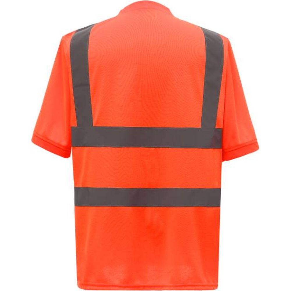 79.J410 | Yoko HVJ410 Hi-Vis T-Shirt (177.77), Detailansicht 1 in der Farbe fluo orange