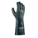 2142 Chemikalienschutz-Handschuhe PVC GRÜN Detail 1