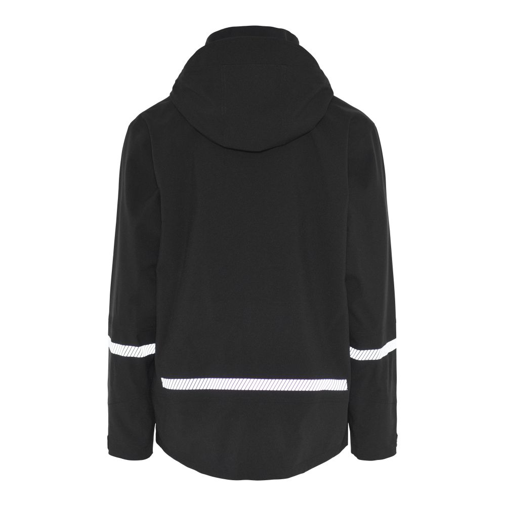 4WS-4057 Stretch-Regenjacke | atmungsaktiv, Detailansicht 1 in der Farbe 07 schwarz