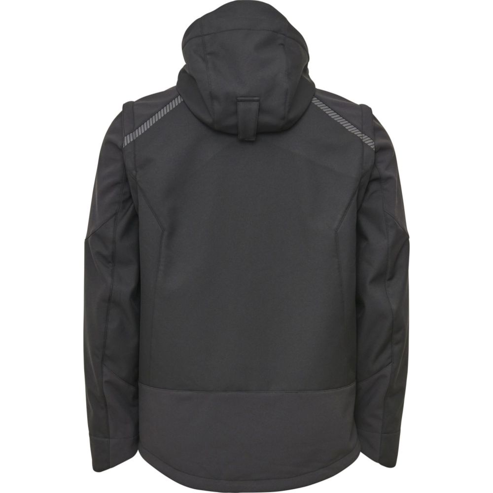 117300 Working Xtreme Softshelljacke | Ärmel abnehmbar, Detailansicht 1 in der Farbe 010 schwarz