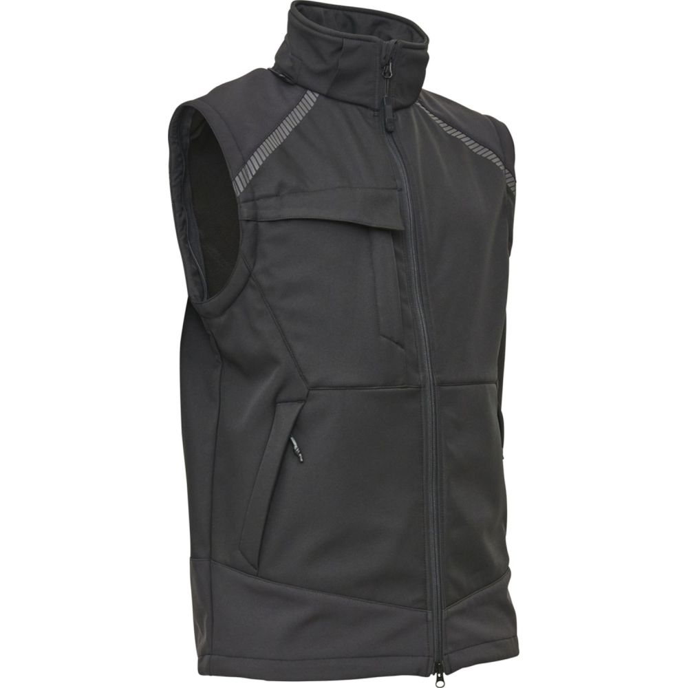117300 Working Xtreme Softshelljacke | Ärmel abnehmbar, Detailansicht 2 in der Farbe 010 schwarz