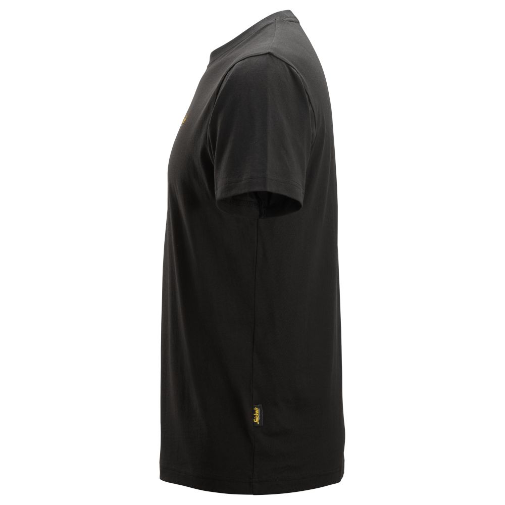2588 T-Shirt mit kleinem Logo, Detailansicht 3 in der Farbe 0400 black