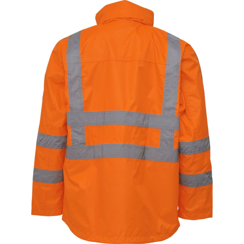 086005R  Visible Xtreme Jacke, Detailansicht 1 in der Farbe 030 fl. orange