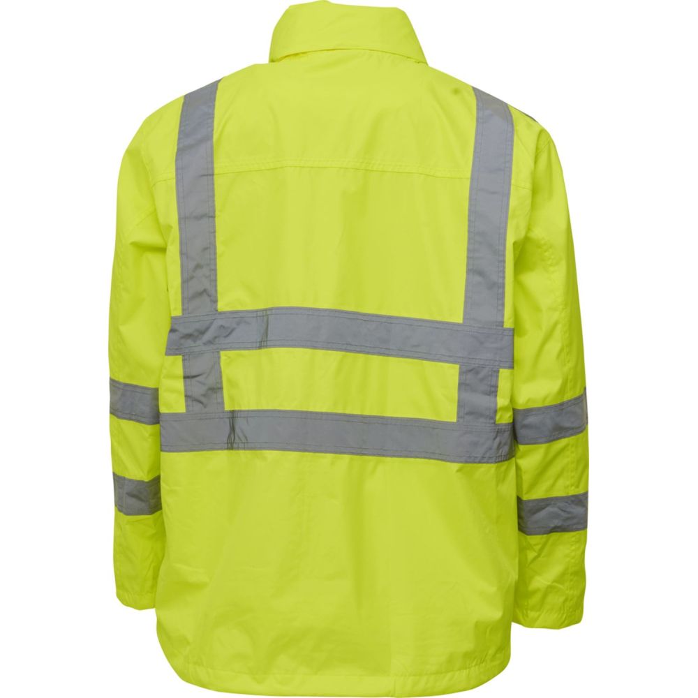 086005R  Visible Xtreme Jacke, Detailansicht 1 in der Farbe 040 fl. yellow