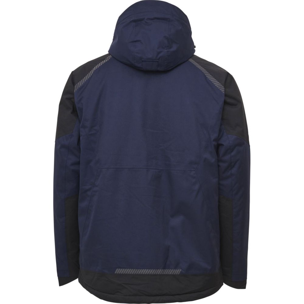 186100 Working Xtreme Winterjacke, Detailansicht 1 in der Farbe dunkelblau/schwarz