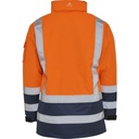 086150R Multinorm Parka, Detailansicht 1 in der Farbe 031 fl. orange/navy