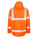 FOX6055 Hi-Vis Regenjacke, Detailansicht 1 in der Farbe 05 hi-vis orange