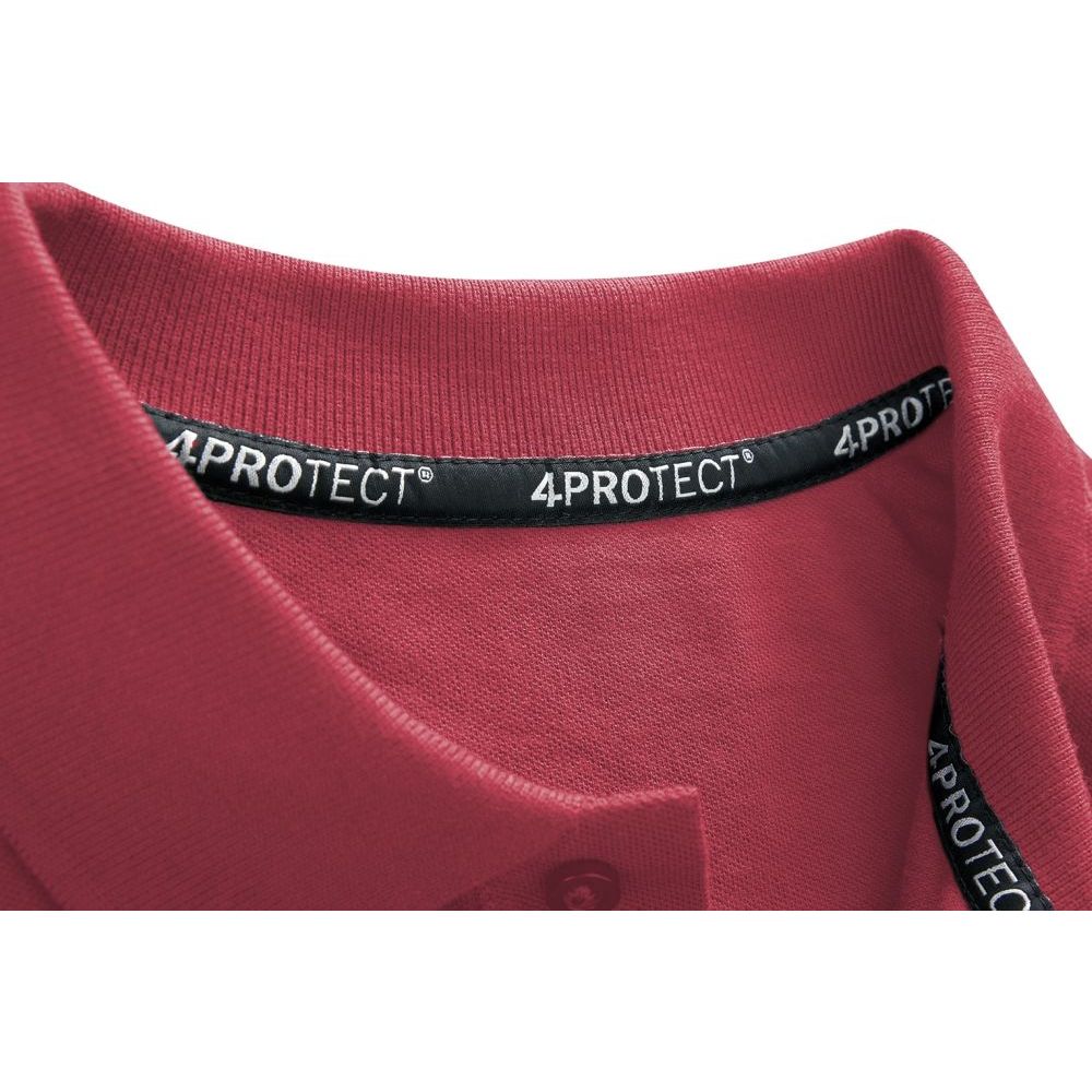 3923 4PROTECT® Polo-Shirt Herren, rot Detail 2