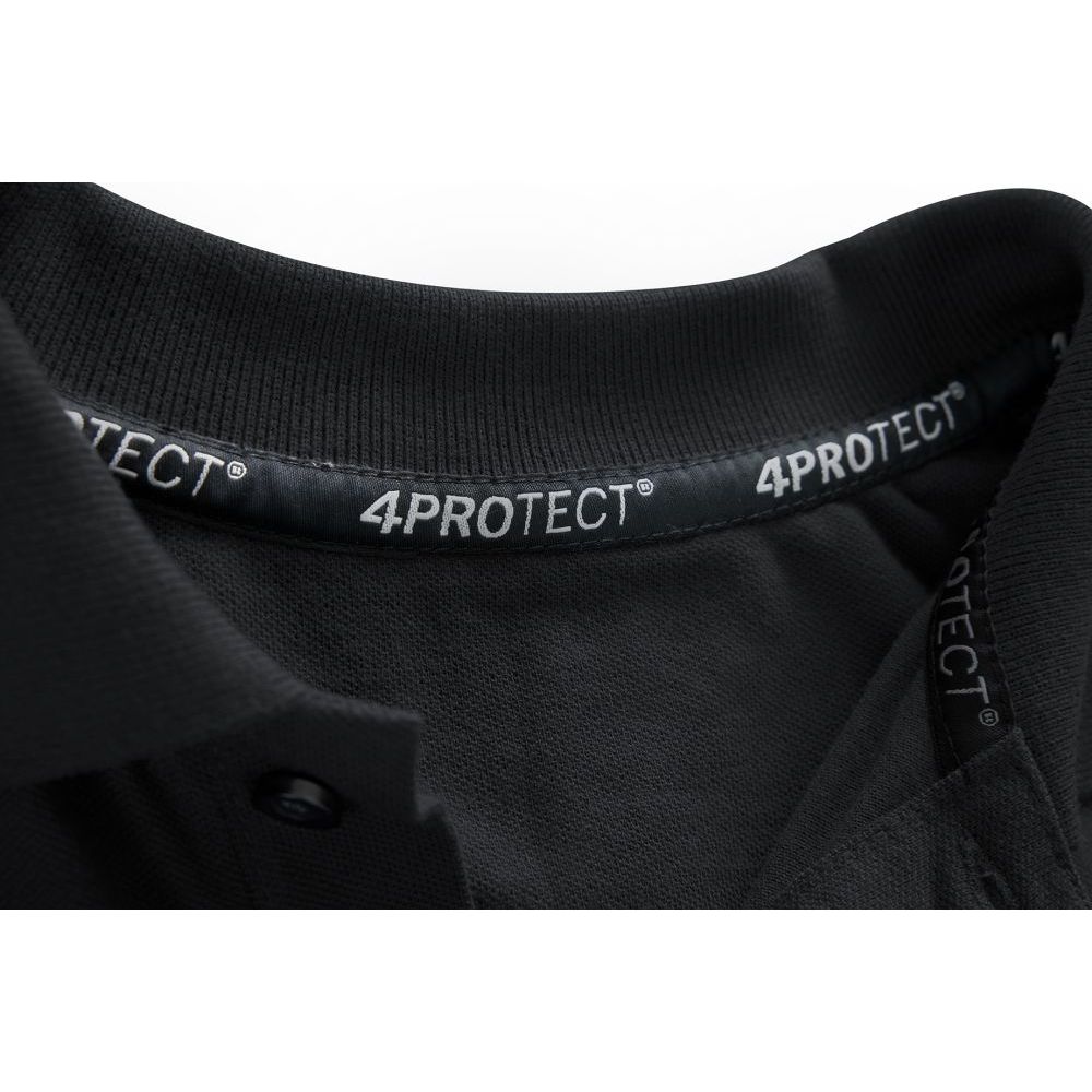3938 4PROTECT® Polo-Shirt Damen, schwarz Detail 3