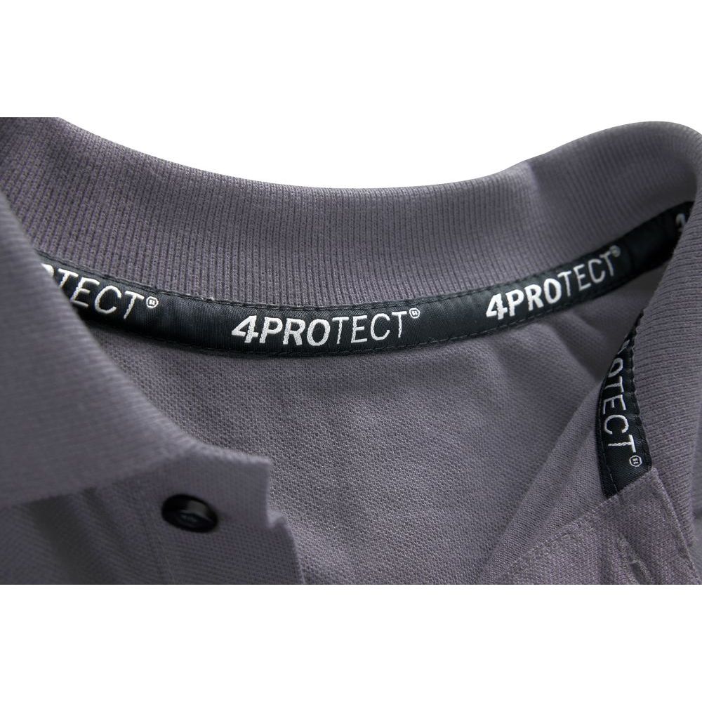 3937 4PROTECT® Polo-Shirt Damen, grau Detail 2