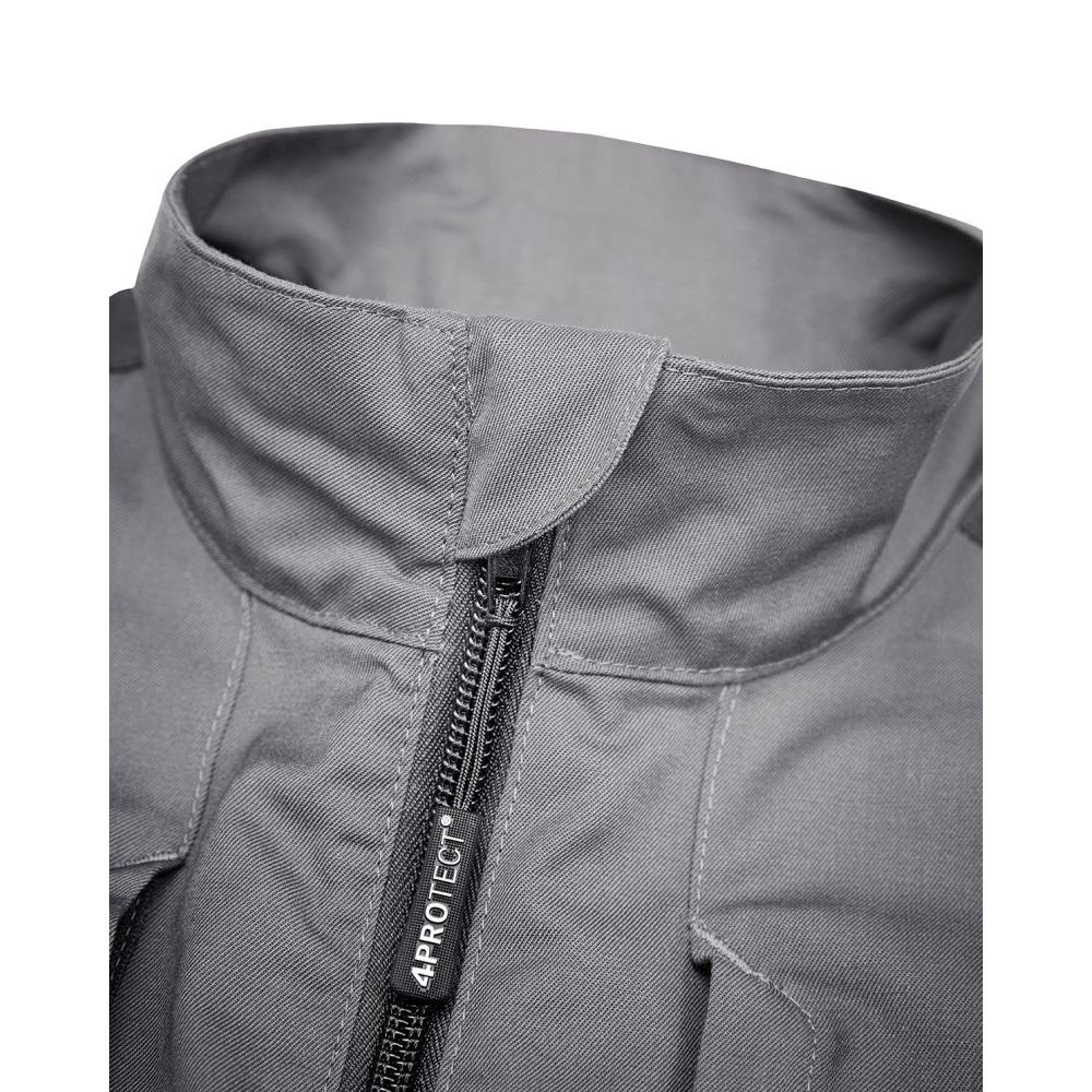 3027 4PROTECT® Workwear Weste, grau/schwarz Detail 3