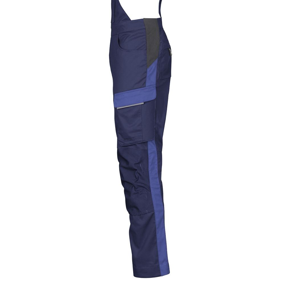 3032 4PROTECT® Workwear Latzhose, navy/royal Detail 3