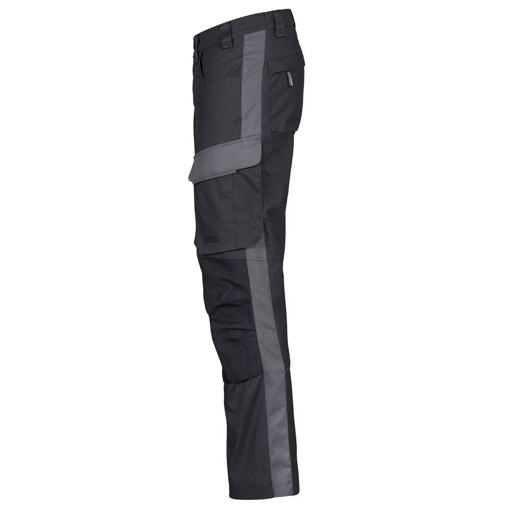 3058 4PROTECT® Workwear Hose, schwarz/grau Detail 2