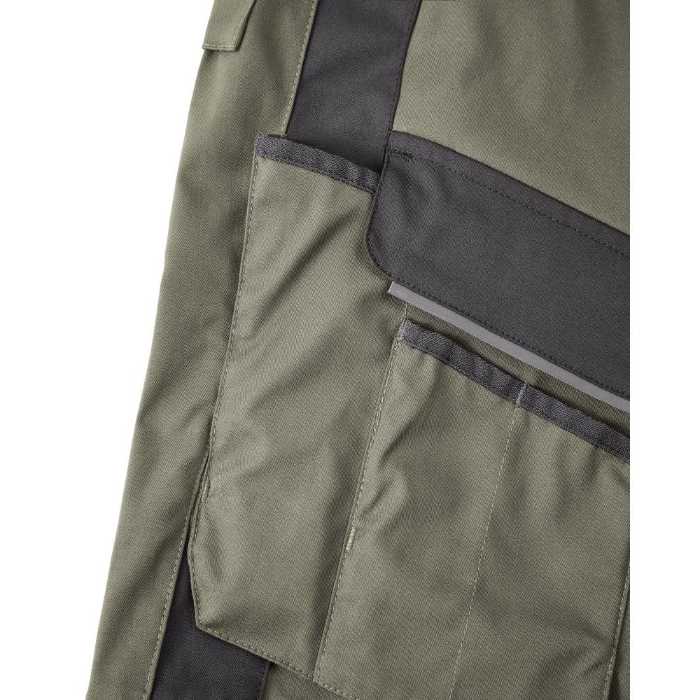 3050 4PROTECT® Workwear Hose, olive/schwarz Detail 6