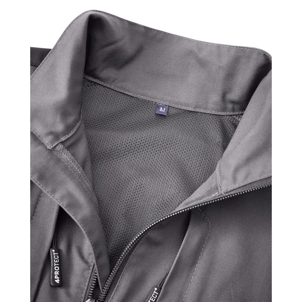 3017 4PROTECT® Workwear Bundjacke, grau/schwarz Detail 6